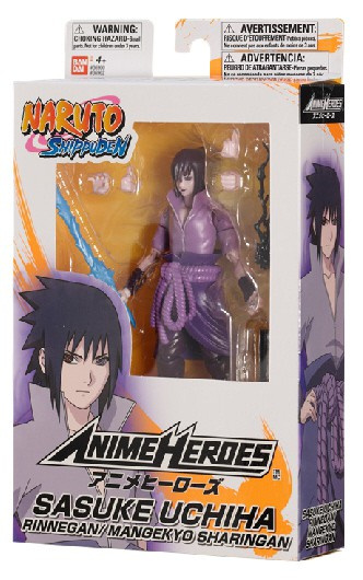 ANIME HEROES NARUTO - UCHIHA SASUKE RINNEGAN / MANGEKYO SHARINGAN