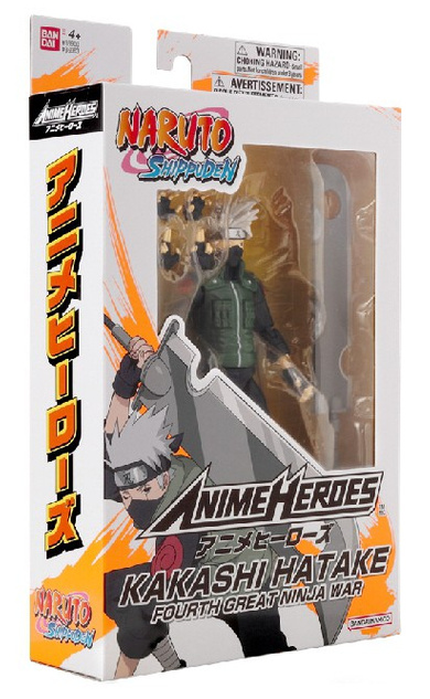 ANIME HEROES NARUTO - HATAKE KAKASHI GOURTH GREAT NINJA WAR